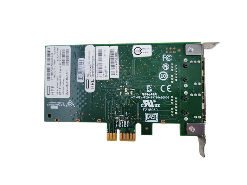 HP 616012-001 Ethernet 1Gb 2-port 332T Adapter 615730-001 !