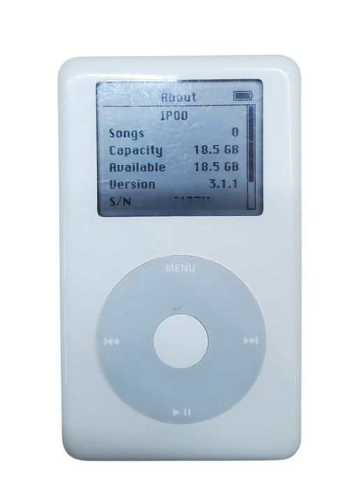 Apple iPod Classic 4th Gen White 20GB A1059