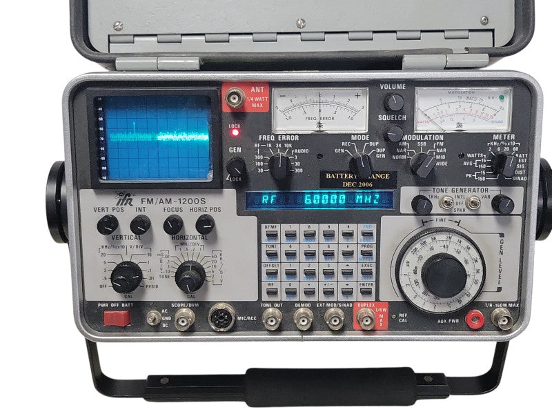IFR FM/AM-1200S Radio Communications Analyzer, READ _