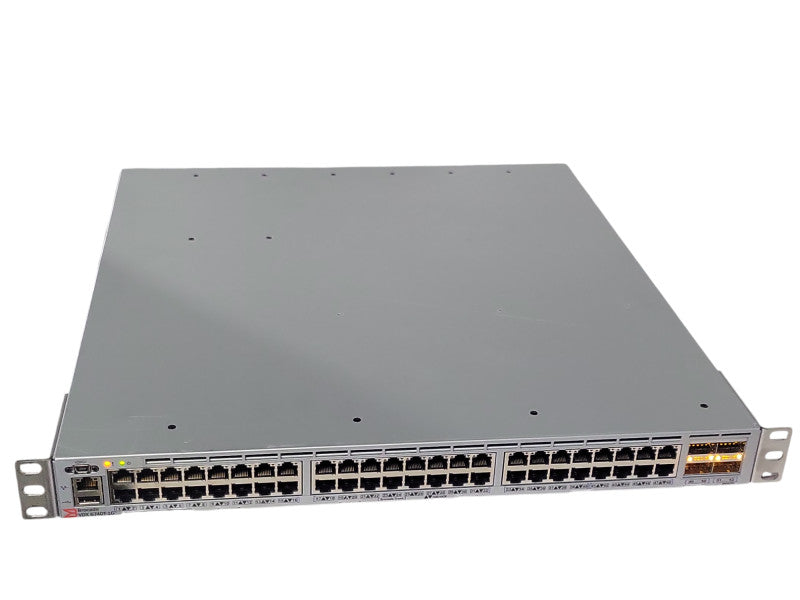 BR-VDX6740T-56-1G-R 48x 1G RJ45 & 2x 40G QSFP+ Ports switch, 2x PSU !