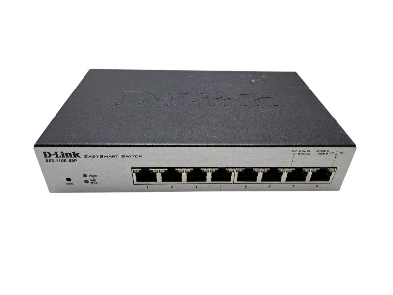 D-Link DGS-1100-08P | 8-Port Gigabit PoE EasySmart Switch