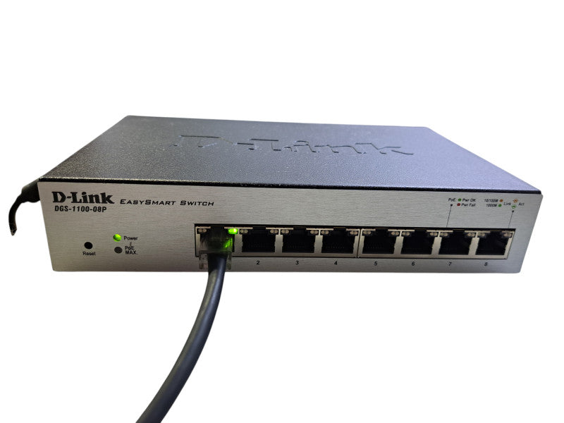 D-Link DGS-1100-08P | 8-Port Gigabit PoE EasySmart Switch