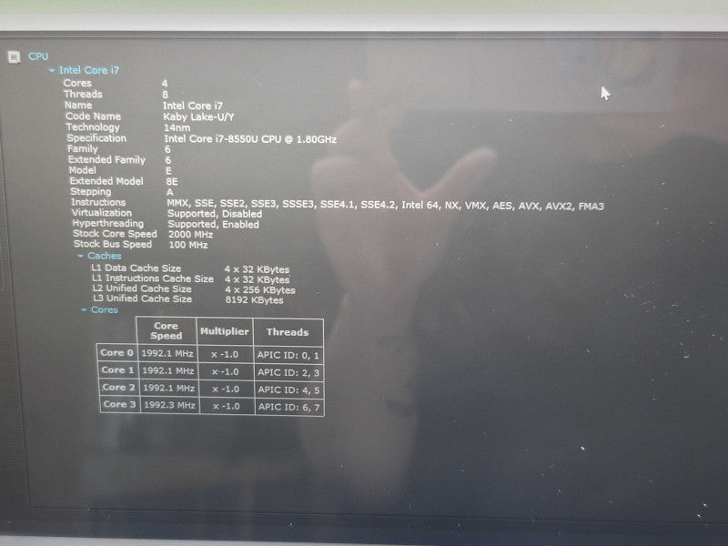 HP Spectre x360 Convertible i7-8550U 8GB RAM 256GB SSD  β BudLap