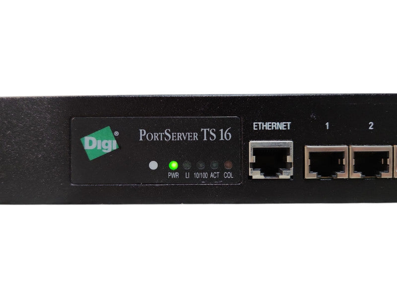 Digi PortServer TS 16 50000854-01, 16-Port Ethernet Terminal Server