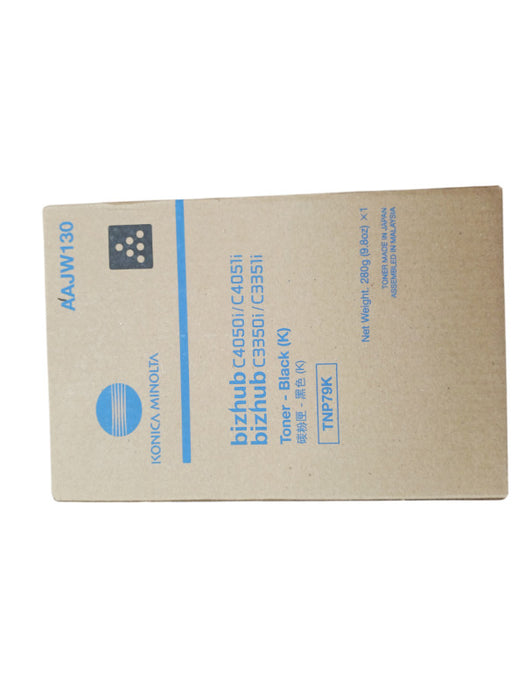 Genuine Konica Minolta AAJW130 Black Toner Cartridge