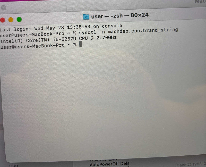 Apple MacBook Pro Retina 13" Early 2015 Core i5-5257U@2.7GHz 8GB RAM 256SSD