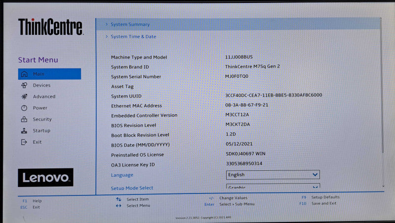 Lenovo M75q Gen 2 | Ryzen 3 PRO 4350GE @3.50GHz, 8GB DDR4, No HDD *READ*