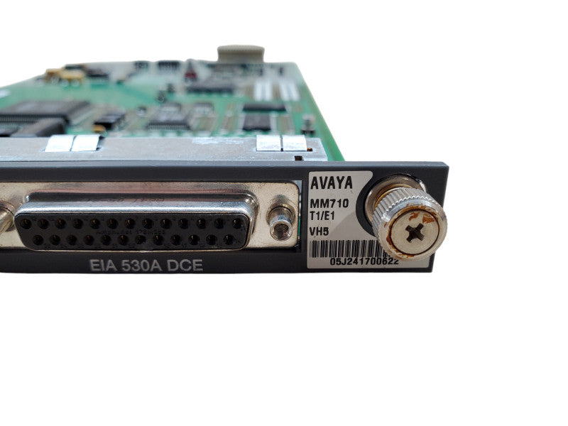 Avaya MM710 T1/E1 VH5 Interface Media Module