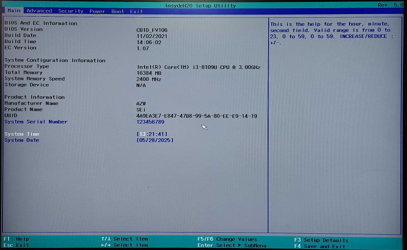 Dell Precision T5820, Xeon W-2135 3.70GHz, 128GB DDR4, No HDD, NVS 310