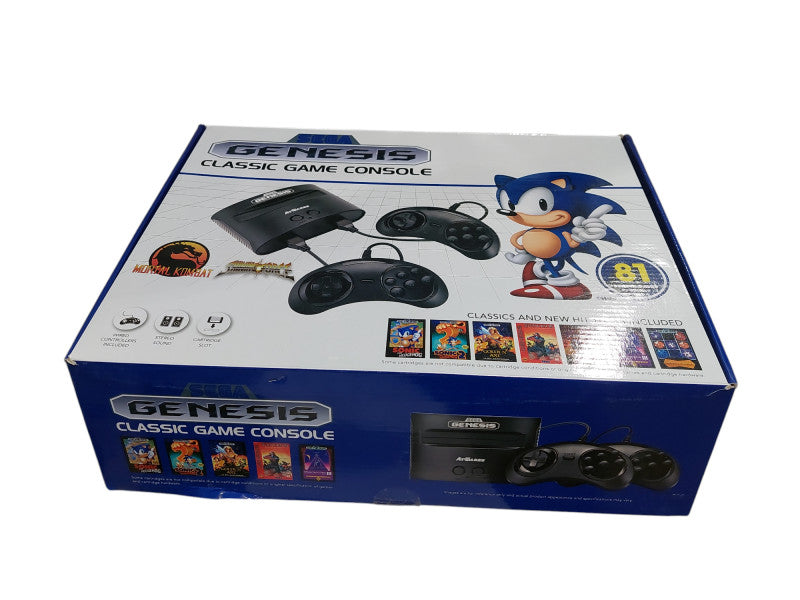 AtGames Sege Genesis Classic Game Console Retro Mini 81- Built in Games  =