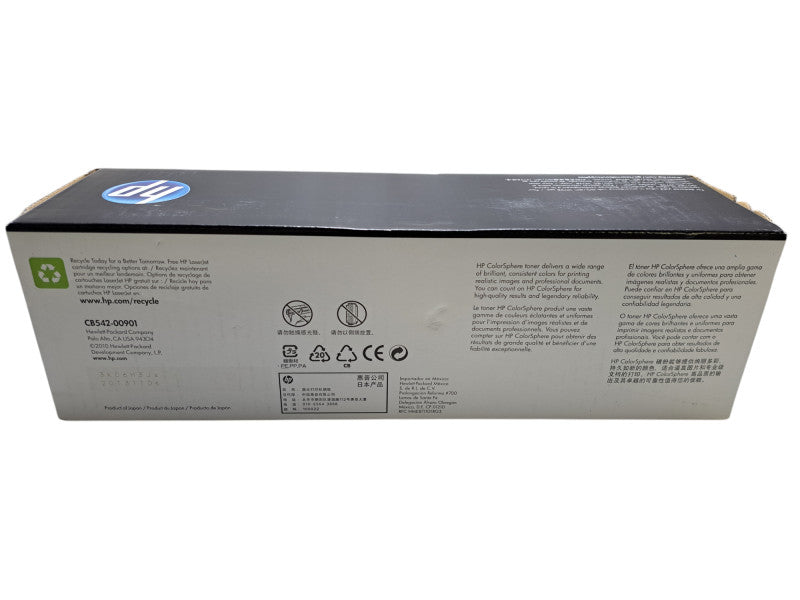 HP CB542A 125A Yellow Cartridge CP1215 CP1515 CP1518 Genuine New OEM