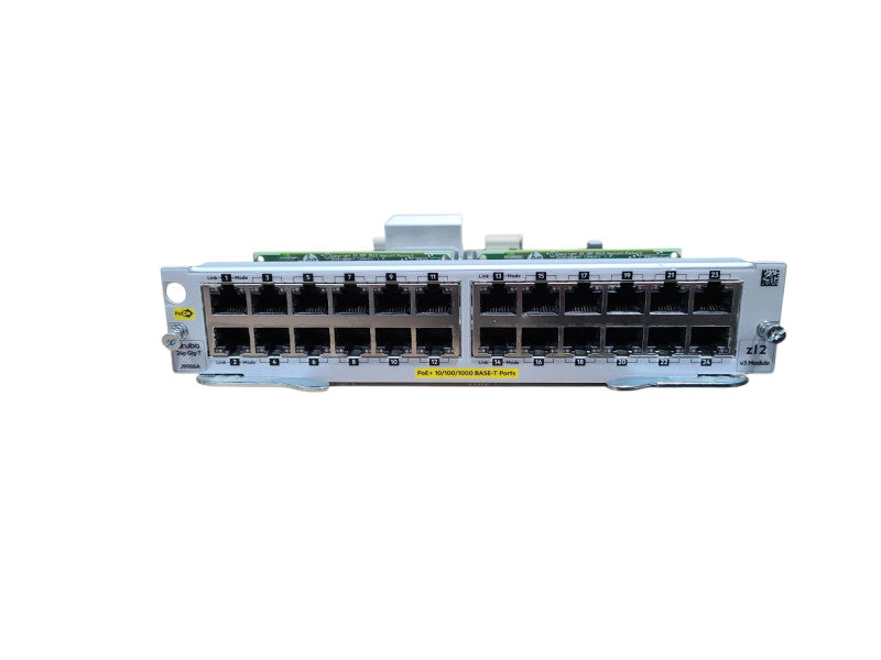 HPE Aruba J9986A 24-Port 10/100/1000BASE-T PoE+ ZL2 Module Q