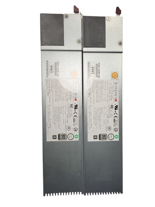 SuperMicro CSE-847 40 Bays 4U SAS3 JBOT 2x PWS-1K28P-SQ $