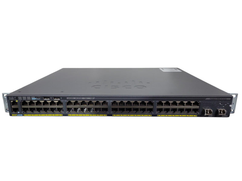 Cisco WS-C2960X-48FPD-L | 48-Port Gigabit PoE+ 740W 2x 10G SFP+ Switch !