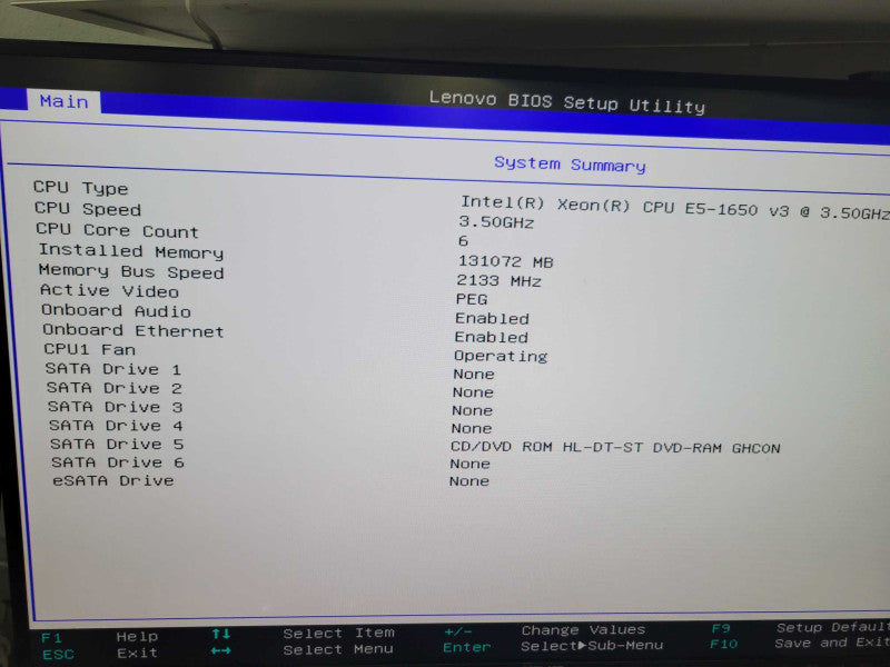 Lenovo ThinkStation P500 - Xeon E5-1650 v3 128GB DDR4 NO HDD QUADRO P1000  %