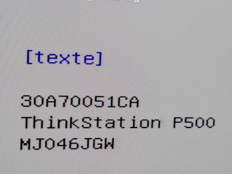Lenovo ThinkStation P500 - Xeon E5-1650 v3 128GB DDR4 NO HDD QUADRO P1000  %