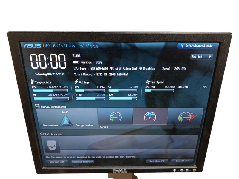 ASUS M11BB-B07 AMD A10-6700 3.7Ghz 8GB RAM Tower Desktop