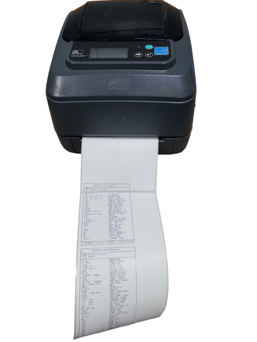 Zebra GX420t GX42-102710-000 Thermal Transfer/Direct Printer