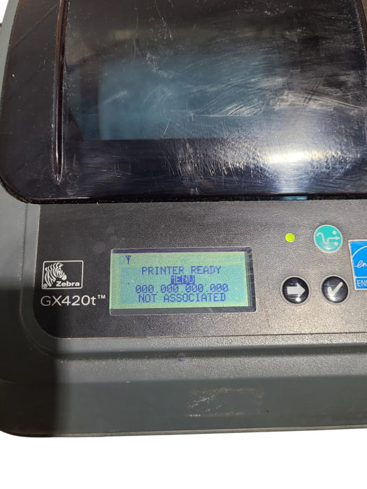 Zebra GX420t GX42-102710-000 Thermal Transfer/Direct Printer