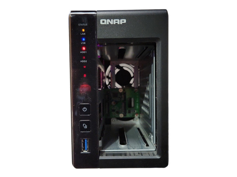 QNAP 2 Bay NAS TS-251+, No HDD, No Caddies, READ