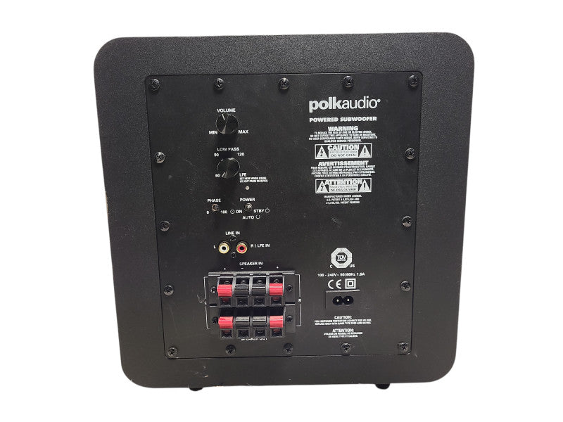 Polk Audio PSW111 Powered Subwoofer Black $