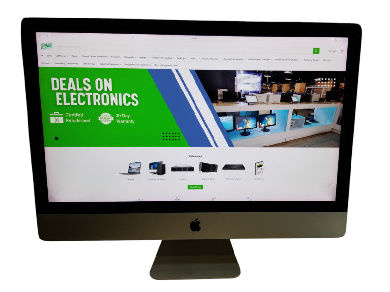 iMac 27" Retina 5K 2019, i9-9900K CPU 3.60GHz 64GB RAM - 1TB HDD [READ]