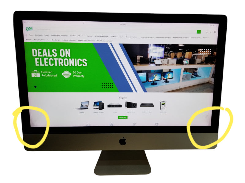 iMac 27" Retina 5K 2019, i9-9900K CPU 3.60GHz 64GB RAM - 1TB HDD [READ]