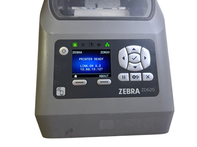 Zebra ZD620 Direct Thermal Label Printer TESTED | ZD62142-T01L01EZ