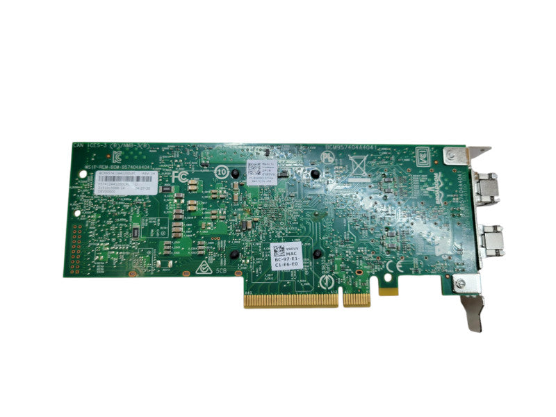 DELL 0YR0VV YR0VV BCM57412 10GB SFP+ 2-PORT NETWORK ADAPTER W/LOW PROFILE %