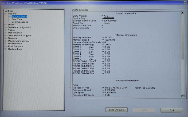 Dell Precision Workstation T7500, 2x Xeon X5687, 24GB DDR3, Quadro 6000