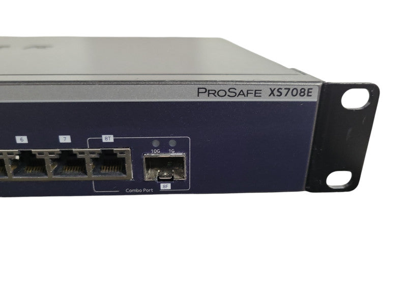 Netgear XS708E ProSafe Plus 8-Port 10Gbps 10BASE-T Ethernet Switch *READ* !