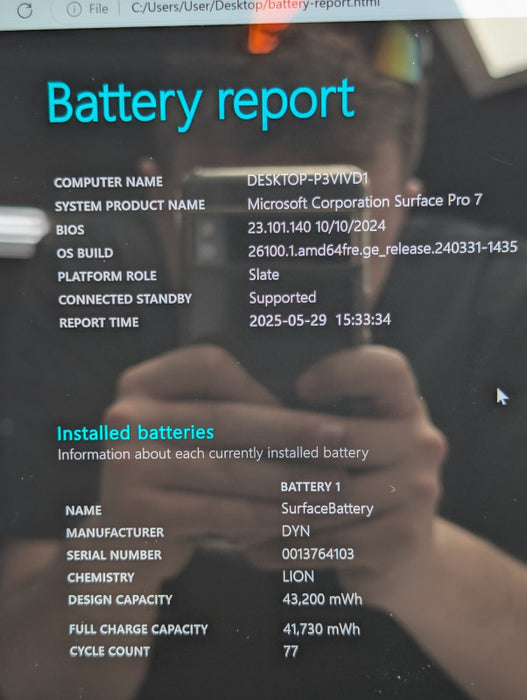 Surface PRO 7 Intel Core i5-1035G4 8GB RAM 256GB NVMe Storage  - BudLap