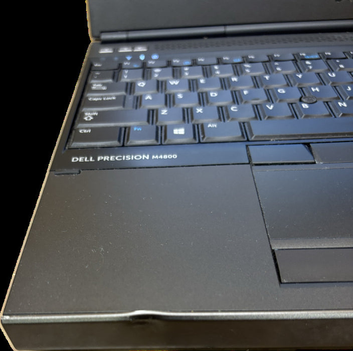 Dell Precision M4800 i7-4810MQ QUADRO K2100M 2GB GPU 16GBRAM 256SSD READ!  Lap200