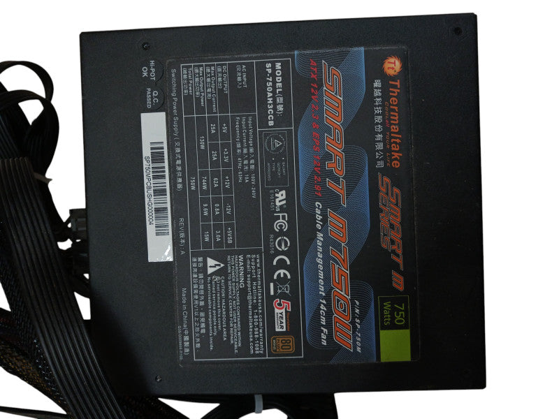 Thermaltake Smart SP-750AH3CCB 750W Semi Modular Power Supply