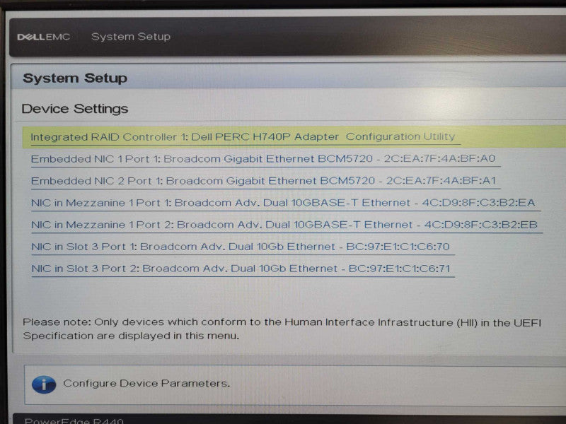 Dell PowerEdge R440 - 2x Xeon Silver 4208 96GB DDR4 PERC H740P 2x550W PSU 8x 2.5" !