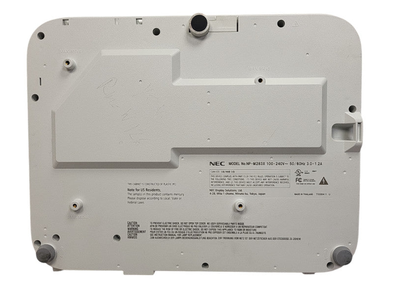 NEC Video Projector M283X with Remote - 2463 Lamp Hours $