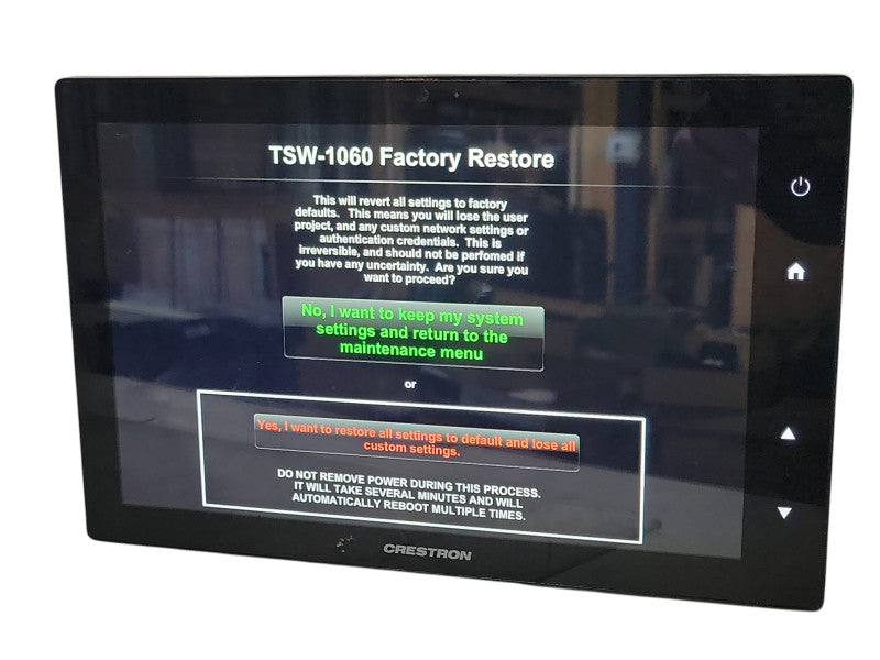 Crestron Touch Panel TSW-1060-B-S 10.1" With Stand, READ Q_