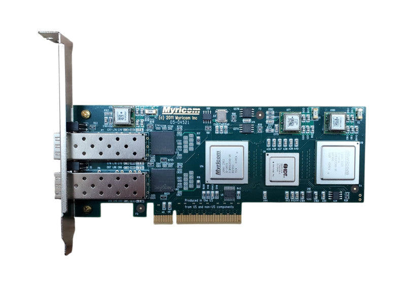 Myricom 10Gb Dual Port Network Adapter Card 10G-PCIE2-8B2-2S