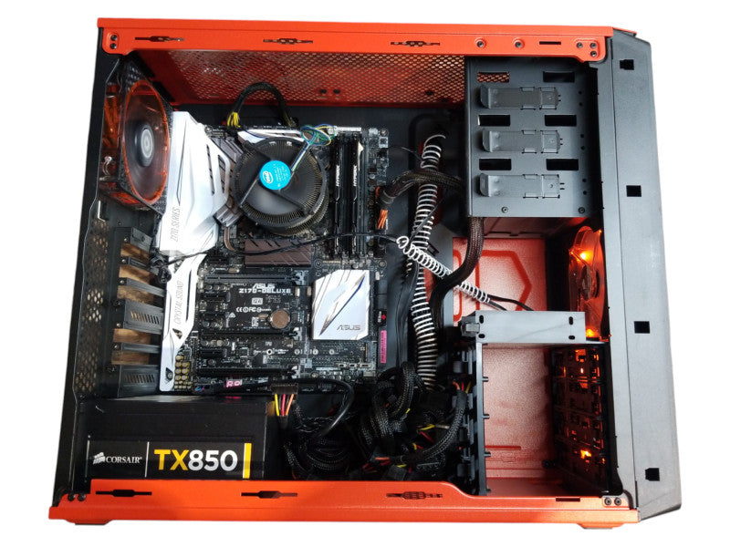 Custom Tower With ASUS Z170-Deluxe, Intel i7-6700K CPU - 16GB RAM - NO HDD