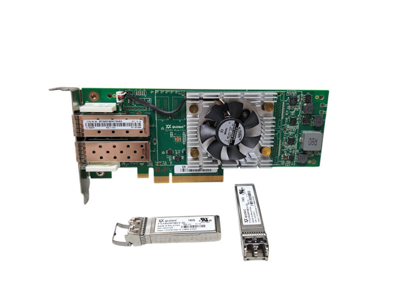 QLogic QLE2662L 16Gb Fibre Channel Dual Port PCIe Host Bus Adapter Q