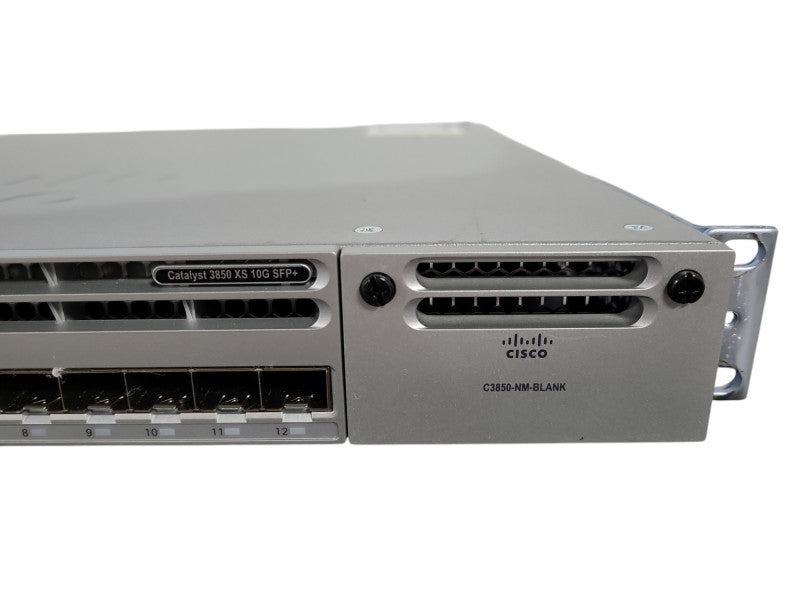 Cisco WS-C3850-12XS-S | 12-Port 10G SFP+ IP Base Switch | 2x 350W PSU !