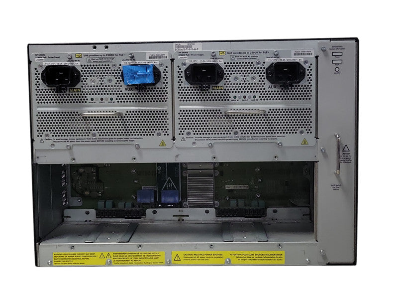 Aruba 5412R zl2 J9851A PoE+ with 3x J9986A, 2x J9990A, 2x J9830B 2500W PSU _