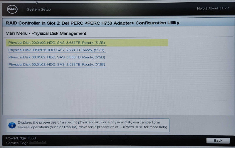 Dell PowerEdge T330 8x3.5", Xeon E3-1230v5, 16GB DDR4, 4x 4TB SAS, H730