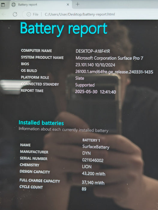 Surface Pro 7 1866 Intel Core i7-1065G7 16GB RMA 512GB + Case and Pen  - Lap200