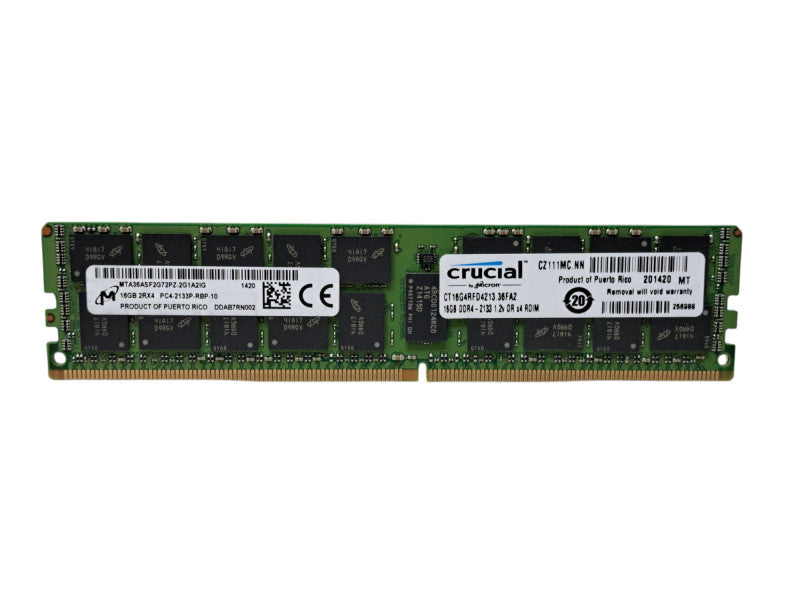 Micron 16GB 2RX4 PC4-2133P-RBP-10 | DDR4 Server Memory Q