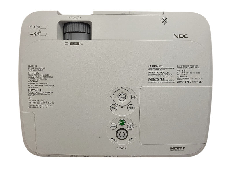 NEC M260X HDMI Projector No Remote - 3171 Lamp Hours Q$