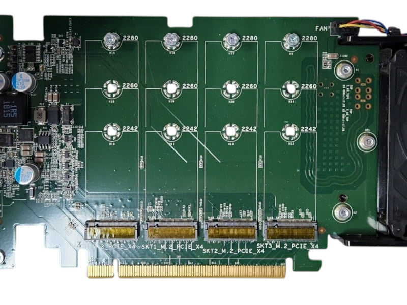 Dell DPWC400 Quad M.2 PCIe Solid State Drive Adapter Card - 06N9RH