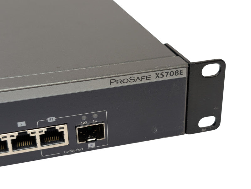 NETGEAR XS708E 10GBASE-T 8-Port 10Gbps RJ45 Network Switch  -