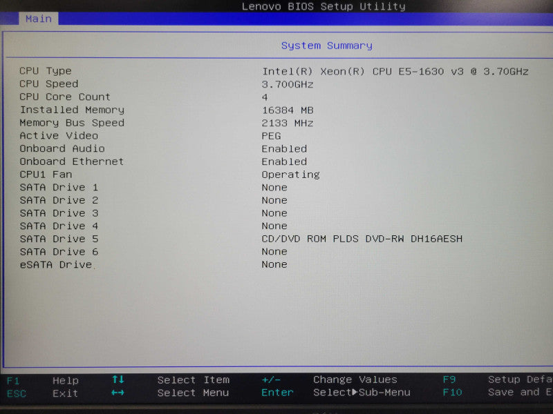 Lenovo ThinkStation P500 Xeon E5-1630v3 3.70GHz, 16GB DDR4, FirePro W5100 _