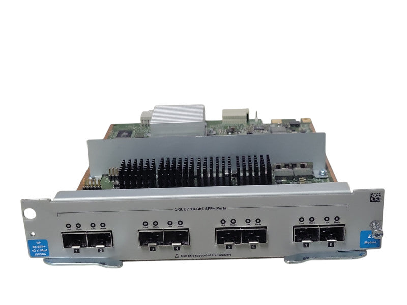 HP 8p SFP+ v2 ZL Mod J9538A 1-GbE/10-GbE SFP+ Ports  _